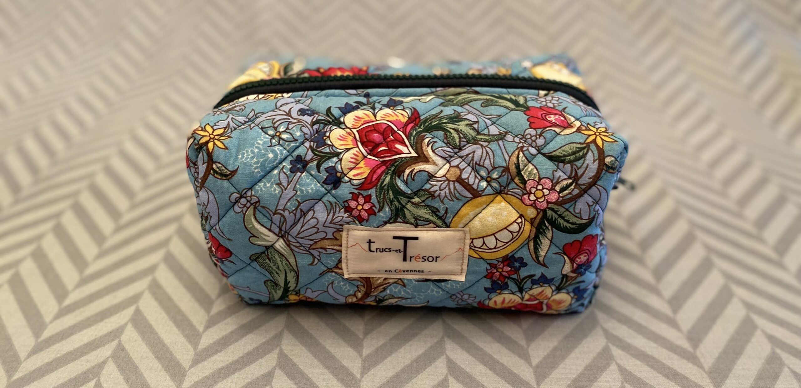 Trousse rectangulaire matelassée